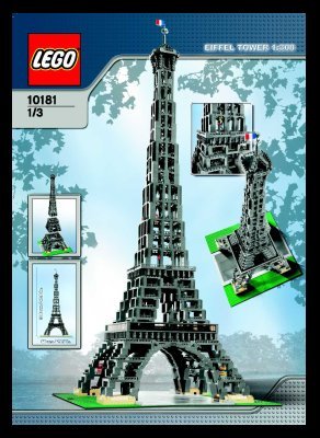 Istruzioni per la Costruzione - LEGO - 10181 - The Eiffel Tower 1:300: Page 1