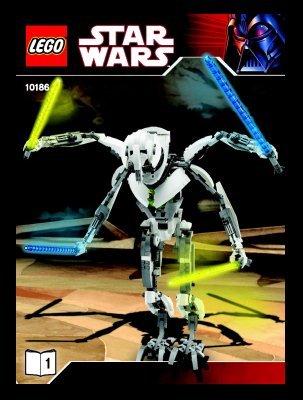 Istruzioni per la Costruzione - LEGO - 10186 - General Grievous™: Page 1