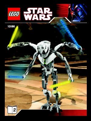 Istruzioni per la Costruzione - LEGO - 10186 - General Grievous™: Page 1