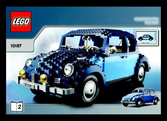 Istruzioni per la Costruzione - LEGO - 10187 - Build the classic Volkswagen Beetle!: Page 1