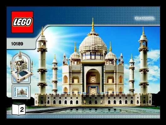 Istruzioni per la Costruzione - LEGO - 10189 - Build the breathtaking Taj Mahal!: Page 1