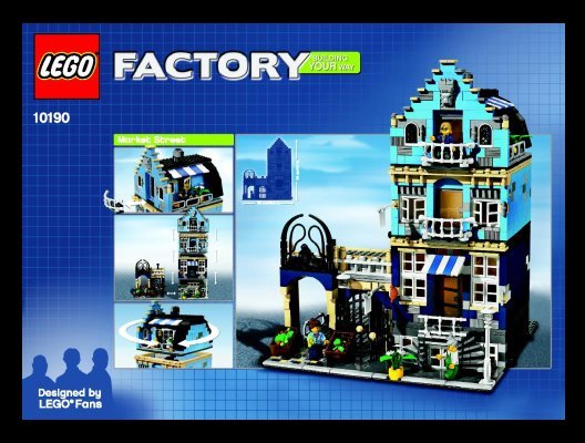 Istruzioni per la Costruzione - LEGO - 10190 - Market Street: Page 1