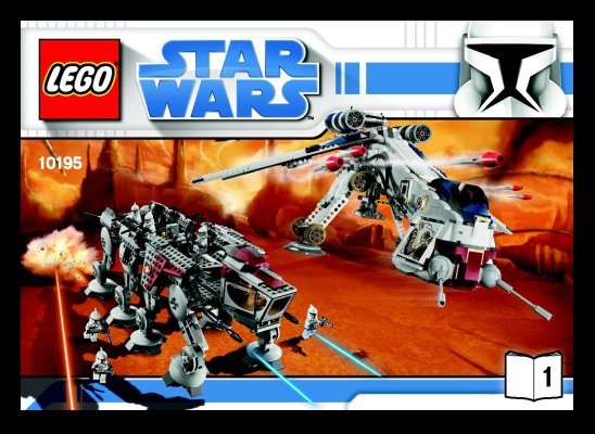 Istruzioni per la Costruzione - LEGO - 10195 - Republic Dropship with AT-OT Walker™: Page 1