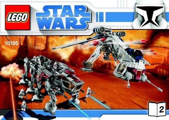 Istruzioni per la Costruzione - LEGO - 10195 - Republic Dropship with AT-OT Walker™: Page 1