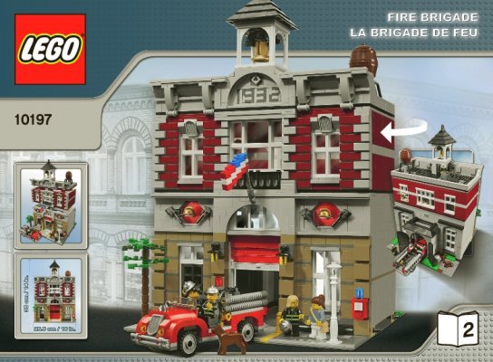 Istruzioni per la Costruzione - LEGO - 10197 - Fire Brigade: Page 1