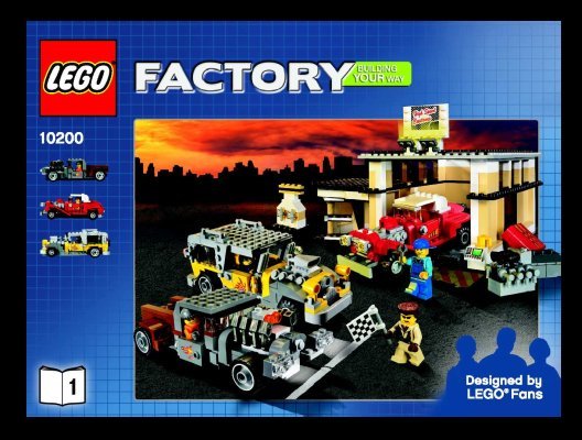 Istruzioni per la Costruzione - LEGO - 10200 - Custom Car Garage: Page 1