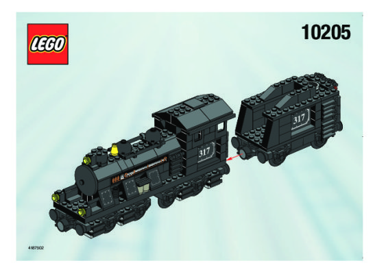 10205 - LARGE TRAIN ENGINE W/TENDER