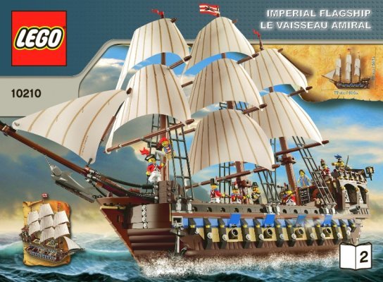 Istruzioni per la Costruzione - LEGO - 10210 - Imperial Flagship: Page 1