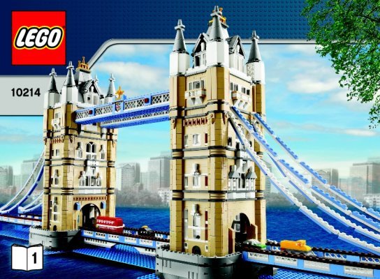 Istruzioni per la Costruzione - LEGO - 10214 - Tower Bridge: Page 1