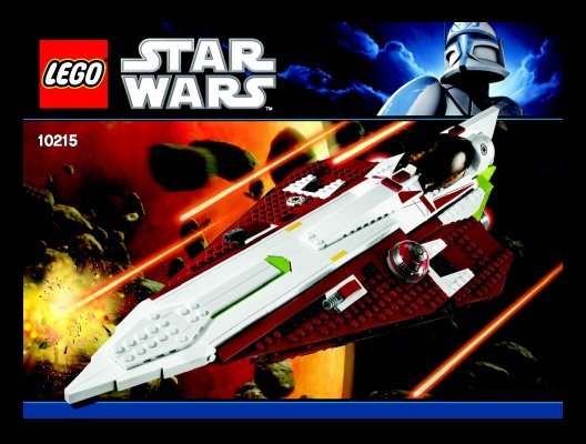 Istruzioni per la Costruzione - LEGO - 10215 - Obi-Wan's Jedi Starfighter™: Page 1