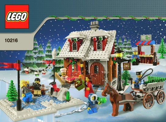 Istruzioni per la Costruzione - LEGO - 10216 - Winter Village Bakery: Page 1