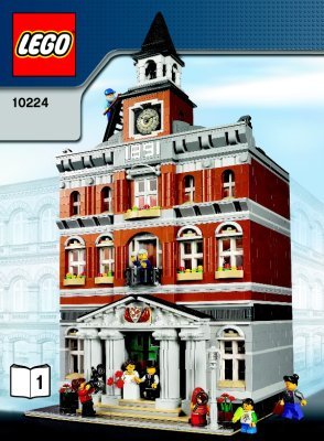 Istruzioni per la Costruzione - LEGO - 10224 - Municipio: Page 1