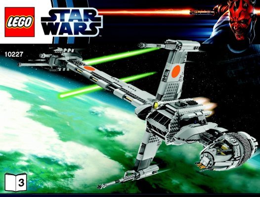 Istruzioni per la Costruzione - LEGO - 10227 - B-Wing Starfighter™: Page 1