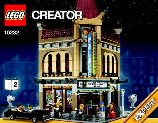 Istruzioni per la Costruzione - LEGO - Creator - 10232 - Palace Cinema: Page 1