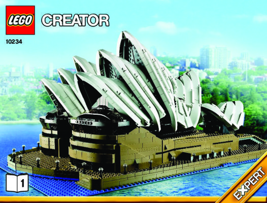 Istruzioni per la Costruzione - LEGO - Creator - 10234 - Sydney Opera House™: Page 1