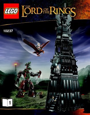 Istruzioni per la Costruzione - LEGO - The Lord of the Rings - 10237 - Torre di Orthanc™: Page 1