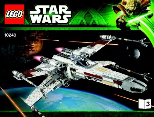 Istruzioni per la Costruzione - LEGO - Star Wars - 10240 - Red Five X-wing Starfighter™: Page 1