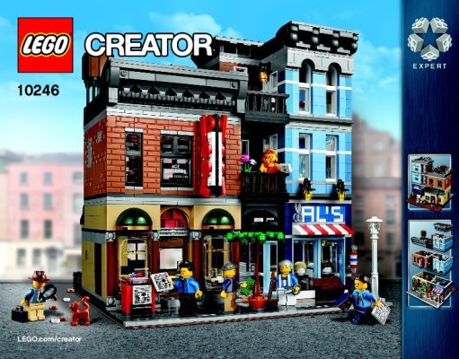 Istruzioni per la Costruzione - LEGO - Creator - 10246 - Ufficio dell'investigatore: Page 1