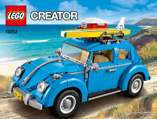 Istruzioni per la Costruzione - LEGO - Creator - 10252 - Maggiolino Volkswagen: Page 1