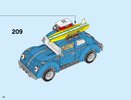 Istruzioni per la Costruzione - LEGO - Creator - 10252 - Maggiolino Volkswagen: Page 120