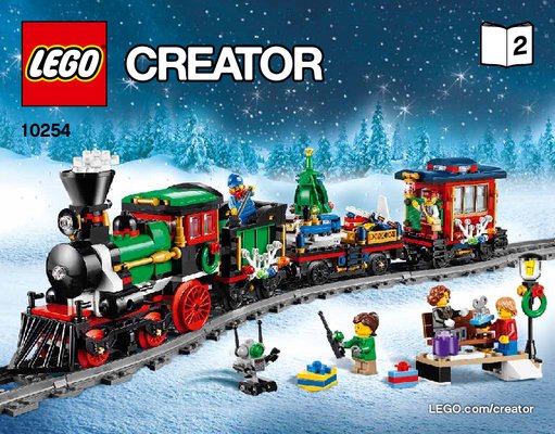 Istruzioni per la Costruzione - LEGO - Creator Expert - 10254 - Treno di Natale: Page 1