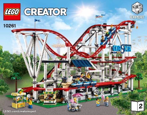 Istruzioni per la Costruzione - LEGO - 10261 - Roller Coaster: Page 1