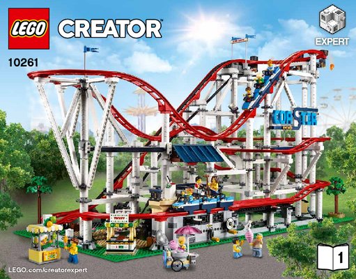 Istruzioni per la Costruzione - LEGO - 10261 - Roller Coaster: Page 1