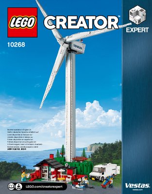 Istruzioni per la Costruzione - LEGO - 10268 - Vestas Wind Turbine: Page 1