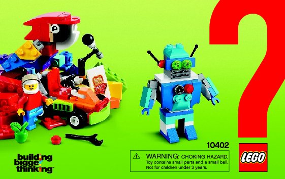 Istruzioni per la Costruzione - LEGO - 10402 - Fun Future: Page 1