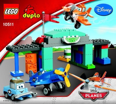 Istruzioni per la Costruzione - LEGO - DUPLO - 10511 - La scuola di volo “Skipper's”: Page 1