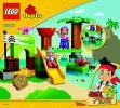 Istruzioni per la Costruzione - LEGO - DUPLO - 10513 - Il nascondiglio dell'isola che non c'è: Page 1