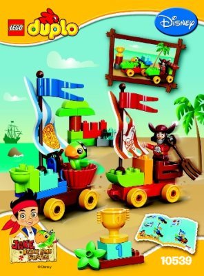 Istruzioni per la Costruzione - LEGO - DUPLO - 10539 - Gara sulla spiaggia: Page 1