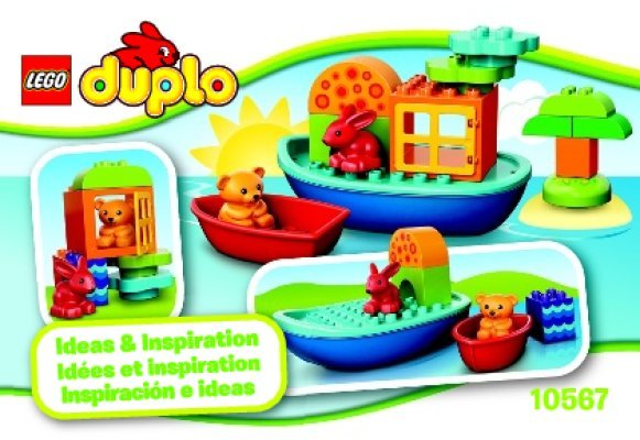 Istruzioni per la Costruzione - LEGO - DUPLO - 10567 - Le mie barchette: Page 1