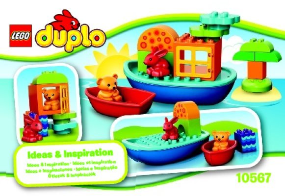 Istruzioni per la Costruzione - LEGO - DUPLO - 10567 - Le mie barchette: Page 1