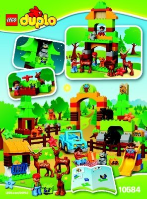 Istruzioni per la Costruzione - LEGO - DUPLO - 10584 - Foresta: Parco: Page 1