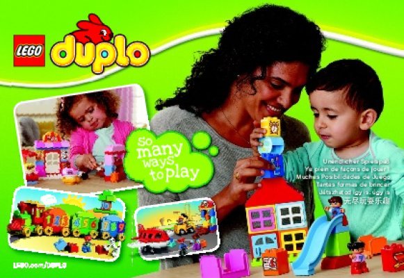 Istruzioni per la Costruzione - LEGO - DUPLO - 10585 - Mamma e bambino: Page 1