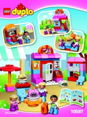 Istruzioni per la Costruzione - LEGO - DUPLO - 10587 - Café: Page 1