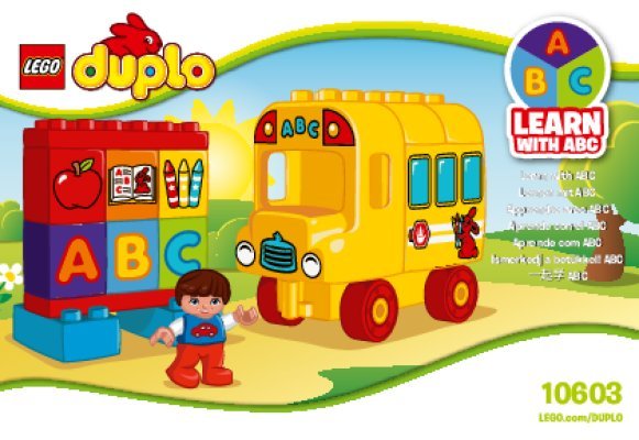 Istruzioni per la Costruzione - LEGO - DUPLO - 10603 - Il mio primo autobus: Page 1