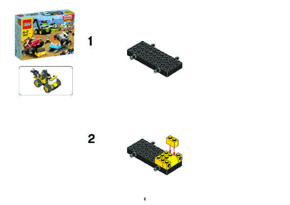 Istruzioni per la Costruzione - LEGO - 10655 - LEGO® Monster Trucks: Page 1