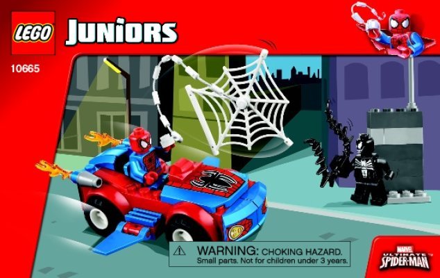 Istruzioni per la Costruzione - LEGO - Juniors - 10665 - Attacco alla Spider Car: Page 1