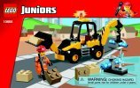 Istruzioni per la Costruzione - LEGO - Juniors - 10666 - Scavatrice: Page 1