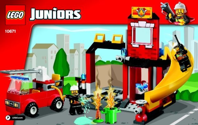 Istruzioni per la Costruzione - LEGO - Juniors - 10671 - Emergenza incendio: Page 1