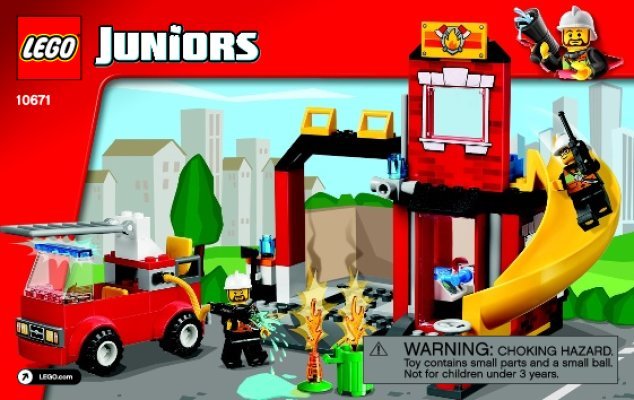 Istruzioni per la Costruzione - LEGO - Juniors - 10671 - Emergenza incendio: Page 1