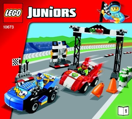 Istruzioni per la Costruzione - LEGO - Juniors - 10673 - Auto da rally: Page 1