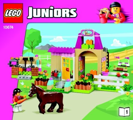 Istruzioni per la Costruzione - LEGO - Juniors - 10674 - La fattoria dei pony: Page 1