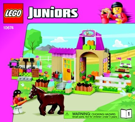 Istruzioni per la Costruzione - LEGO - Juniors - 10674 - La fattoria dei pony: Page 1