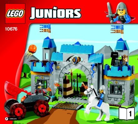 Istruzioni per la Costruzione - LEGO - Juniors - 10676 - Il Castello dei Cavalieri: Page 1