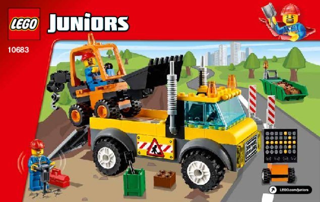 Istruzioni per la Costruzione - LEGO - Juniors - 10683 - Camion dei lavori stradali: Page 1