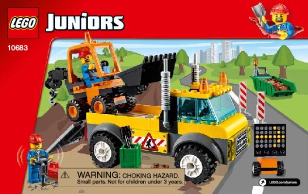 Istruzioni per la Costruzione - LEGO - Juniors - 10683 - Camion dei lavori stradali: Page 1