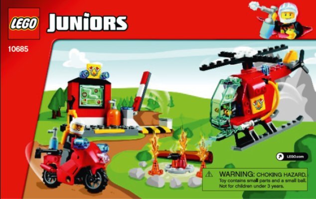 Istruzioni per la Costruzione - LEGO - Juniors - 10685 - Valigetta pompieri: Page 1